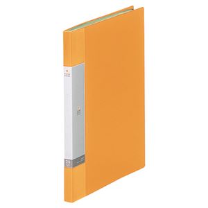 (まとめ) リヒトラブ リクエスト クリヤーブック(クリアブック) A4タテ 20ポケット 背幅16mm 黄 G3201-5 1冊 【×20セット】