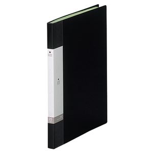 (まとめ) リヒトラブ リクエスト クリヤーブック(クリアブック) A4タテ 20ポケット 背幅16mm 黒 G3201-24 1冊 【×20セット】