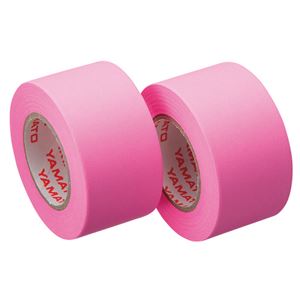 (まとめ) ヤマト メモック ロールテープ つめかえ用 25mm幅 ローズ WR-25H-RO 1パック(2巻) 【×15セット】