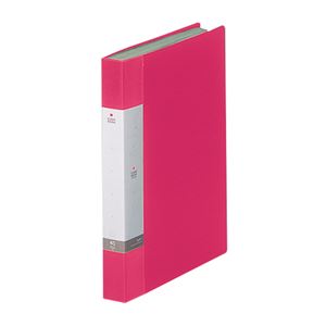 (まとめ) リヒトラブ リクエスト クリヤーブック(クリアブック) A4タテ 40ポケット 背幅32mm 赤 G3202-3 1冊 【×10セット】
