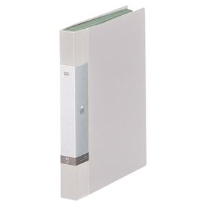 (まとめ) リヒトラブ リクエスト クリヤーブック(クリアブック) A4タテ 40ポケット 背幅32mm 白 G3202-0 1冊 【×10セット】