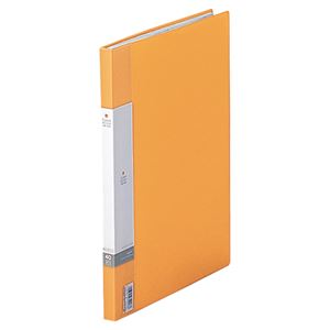 (まとめ) リヒトラブ リクエスト クリヤーブック(クリアブック)(サイドベンツ) A4タテ 40ポケット 背幅16mm 黄 G3401-5 1冊 【×10セット】