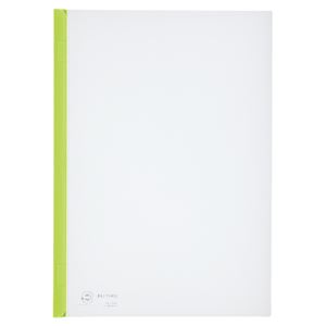 (まとめ) リヒトラブ リクエスト スライドバーファイル A4タテ 20枚収容 黄緑 502-10 1パック(10冊) 【×5セット】