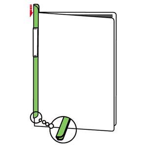 (まとめ) リヒトラブ リクエスト スライドバーファイル A4タテ 20枚収容 青 502-10 1パック(10冊) 【×5セット】 - 画像 (3)