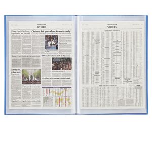 (まとめ) リヒトラブ リクエスト 透明クリヤーブック(クリアブック) A3Lタテ 20ポケット 背幅11mm クリヤー G3133-1 1冊 【×5セット】 - 画像 (2)