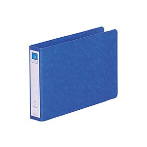 (まとめ) リヒトラブ リングファイル(ツイストリング) A5ヨコ 2穴 200枚収容 背幅35mm 藍 F-831UN-5 1冊 【×15セット】