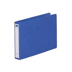 (まとめ) リヒトラブ リングファイル(ツイストリング) B5ヨコ 2穴 200枚収容 背幅35mm 藍 F-832UN-5 1冊 【×15セット】