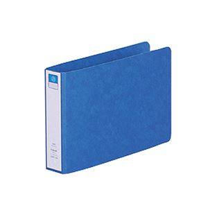 (まとめ) リヒトラブ リングファイル(ツイストリング) B6ヨコ 2穴 200枚収容 背幅35mm 藍 F-830UN-5 1冊 【×15セット】