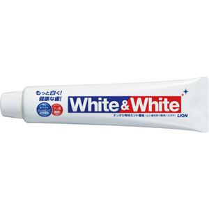 （まとめ） ライオン ホワイト＆ホワイトライオン ハミガキ 150g HMWE*P 1本 【×20セット】