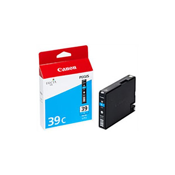 【純正品】 Canon キャノン インクカートリッジ/トナーカートリッジ 【4861B001 PGI-39C シアン】