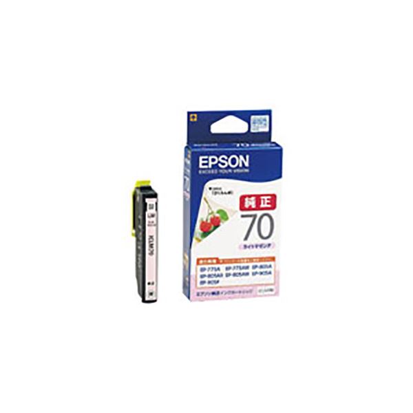 【 純正品 】 EPSON エプソン インクカートリッジ 【ICLM70 ライトマゼンタ 】