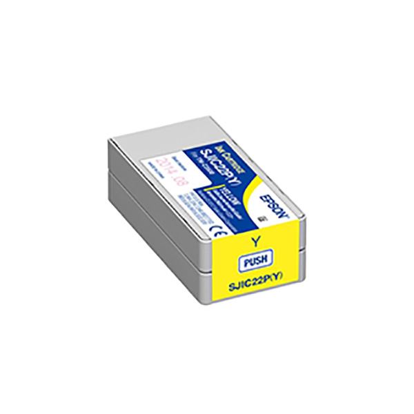 (業務用5セット) 【純正品】 EPSON エプソン インクカートリッジ 【SJIC22PY イエロー】