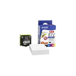 (業務用3セット) 【純正品】 EPSON エプソン インクカートリッジ 【ICCL81V インク+ 写真用紙 L-100Pセット】