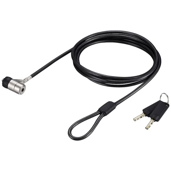 バッファロー(サプライ) ディスクシリンダー錠ワイヤーロック(マスターキー対応) BSL06M