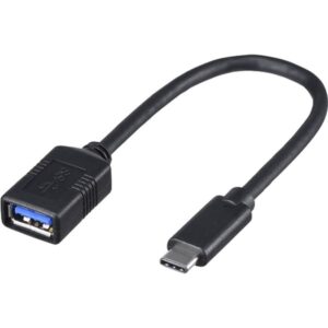 バッファロー(サプライ) USB3.1 Gen1変換ケーブル(Aメス to C) 0.15m ブラック BSUAMC311015BK