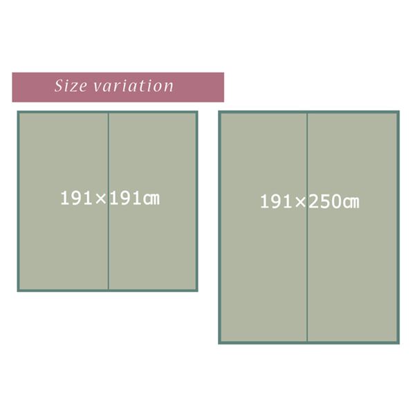 い草 ラグマット/絨毯 【花柄 ブルー 約191×250cm】 防滑加工 抗菌防臭 調湿機能 〔リビング ダイニング〕【代引不可】 - 画像 (5)
