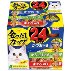 キャットフード ペットフード いなば 金のだしカップ24個かつおV 70g×24 猫用品 ペット用品【代引不可】