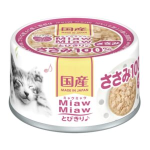 〔まとめ〕 キャットフード ペットフード アイシア MiawMiaw とびきりささみ ささみ 60g 48セット 日本製 猫用品 ペット用品【代引不可】