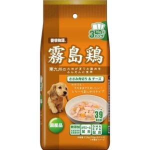 〔まとめ〕 ドッグフード ペットフード イースター 霧島鶏 ささみ角切り&チーズ 70g×3 20セット ドックフード ペット用品【代引不可】