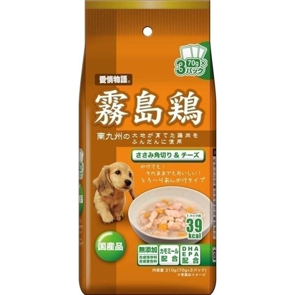 〔まとめ〕 ドッグフード ペットフード イースター 霧島鶏 ささみ角切り&チーズ 70g×3 20セット ドックフード ペット用品【代引不可】