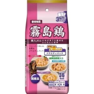 〔まとめ〕 ドッグフード ペットフード イースター 霧島鶏 7歳からバラエティパック 70g×3 20セット ドックフード ペット用品【代引不可】
