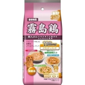 〔まとめ〕 ドッグフード ペットフード イースター 霧島鶏 11歳から バラエティパック70g×3 20セット ドックフード ペット用品【代引不可】