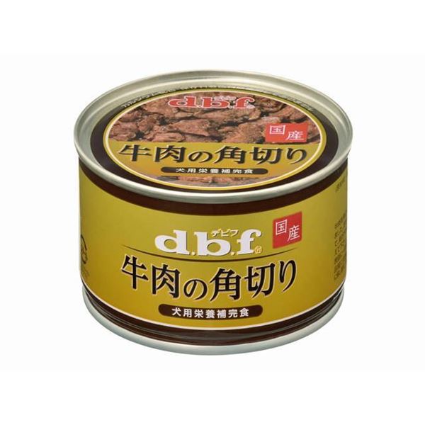 〔まとめ〕 ドッグフード ペットフード デビフ 牛肉の角切り150g 24セット 日本製 ドックフード ペット用品【代引不可】