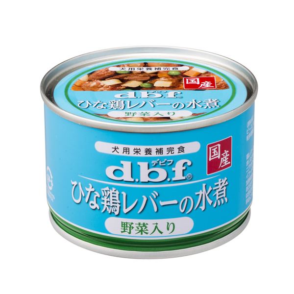 〔まとめ〕 ドッグフード ペットフード デビフ ひな鶏レバーの水煮 野菜入り 150g 24セット 日本製 ドックフード ペット用品【代引不可】