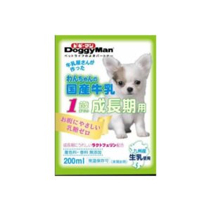 〔まとめ〕 ドッグフード ペットフード ドギーマン ハヤシ わんちゃんの国産 牛乳 成長期用 200ml 24セット 日本製 ペット用品 【代引不可】