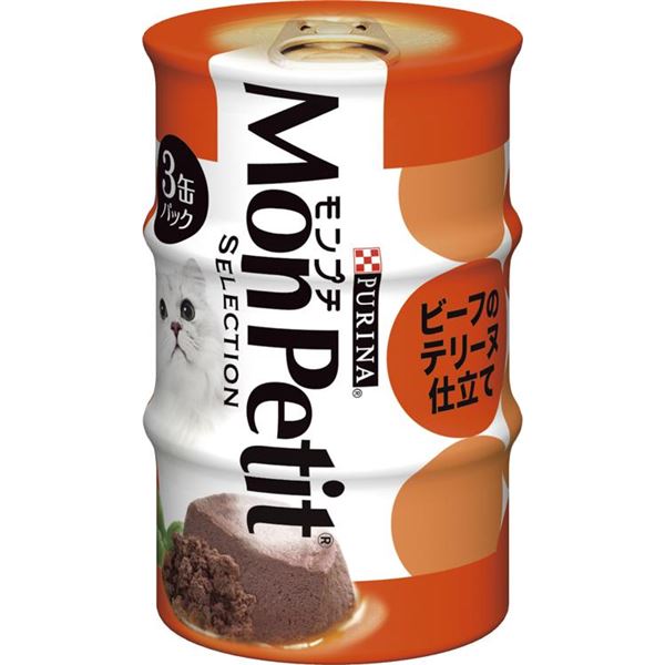 〔まとめ〕 キャットフード ペットフード ネスレ MPセレクション ビーフのテリーヌ仕立て 3P 24セット 猫用品 ペット用品【代引不可】