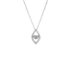 ダンシングストーンペンダント/ネックレス【プラチナPt900・天然ダイヤモンド0.1ct】FTW-1814