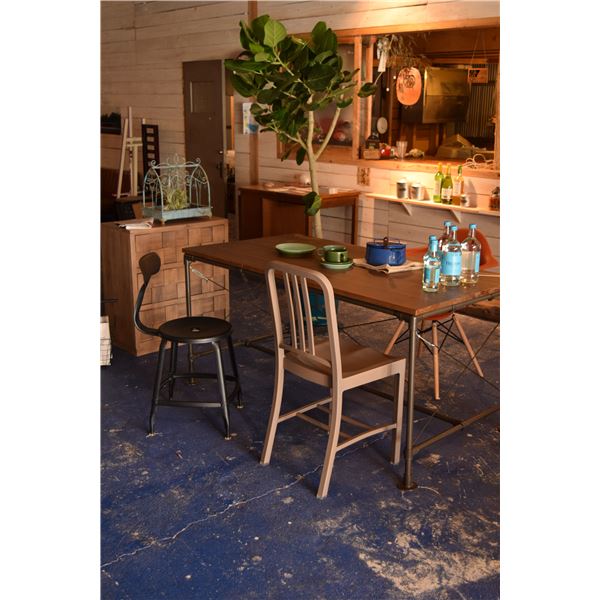 ダイニングチェア パーソナルチェア 幅40cm ブラウン 2脚セット ポリプロピレン リビング 在宅ワーク 店舗 インテリア家具 - 画像 (2)