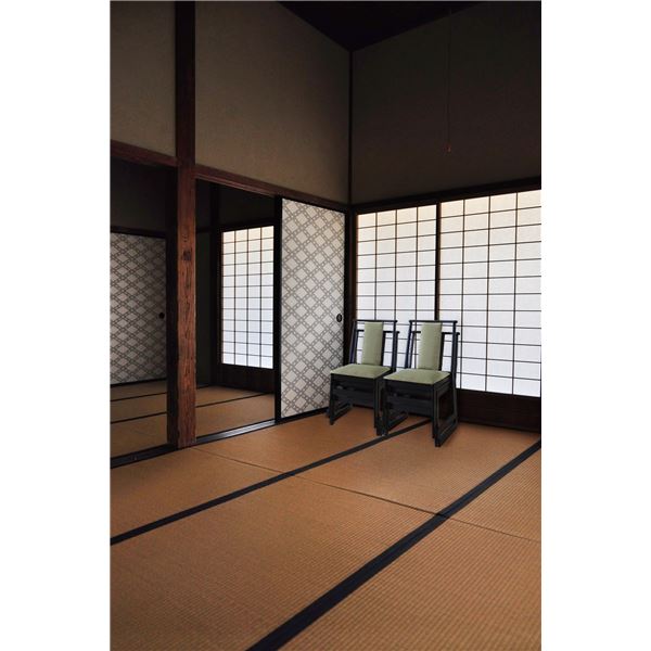 〔2脚セット〕 お座敷チェア パーソナルチェア 約幅46cm ダークブラウン BC-243DBR スタッキング 和風 料理店 店舗 冠婚葬祭 - 画像 (3)