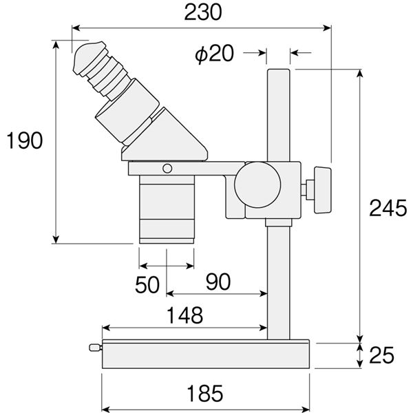 【ホーザン】実体顕微鏡 L-50 - 画像 (5)