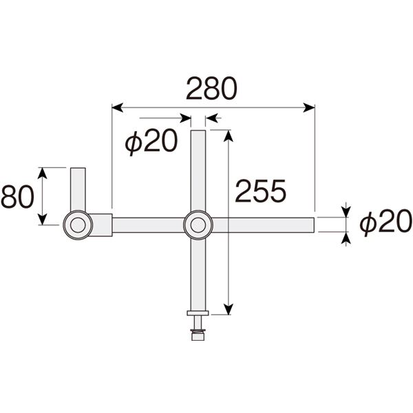 【ホーザン】ロングストレートアーム L-523 - 画像 (3)