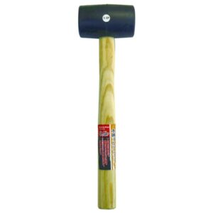 （まとめ）CSK 木柄ゴムハンマー(かなづち/大工道具) 0.5P CGH-05B ブラック(黒) 〔業務用/家庭用/DIY/日曜大工〕【×10セット】