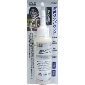 (まとめ)H&H 液体コンパウンド/研磨材 【アルミ用/容量:120ml】 日本製 水溶性/微香性 L120W ホワイト(白) 〔業務用/DIY/手作業用〕【×30セット】
