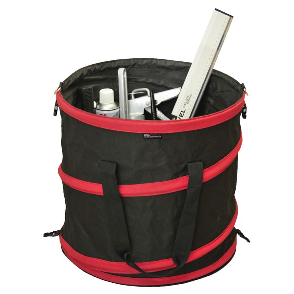 (まとめ)DBLTACT 折りたたみジャンピングバケツ/収納バッグ 【Lサイズ】 DTJ-L 〔業務用/家庭用/DIY/日曜大工〕【×20セット】