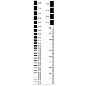 （まとめ）マイゾックス クラックスケール/測定工具 35×150mm CRKS-3 219272 ブラック(黒) 〔業務用/プロ向け/DIY/日曜大工〕【×20セット】