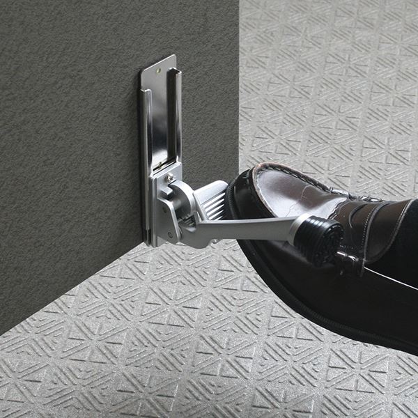 ペダル式ドアストッパー ドアストッパー2423 ■カラー:シルバー【代引不可】 - 画像 (4)