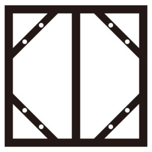 スライドアングル (300×600mm・明治山型用) KHT-2SA【代引不可】