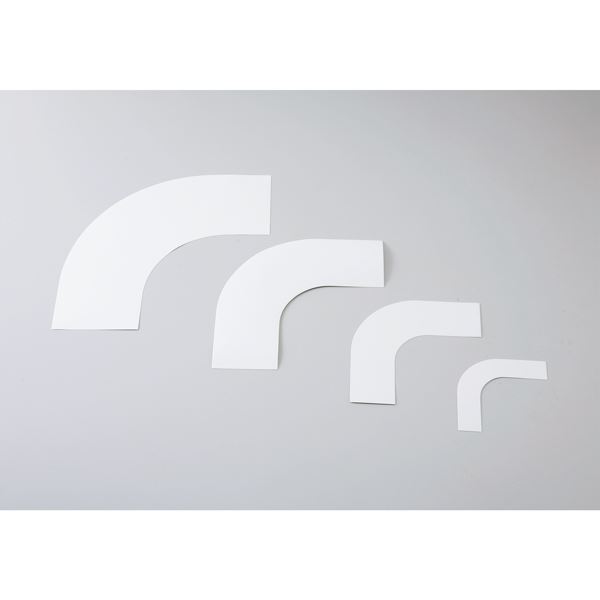 ガードテープ用コーナーテープ GTL-75W ■カラー:白 75mm幅【10枚1組】【代引不可】