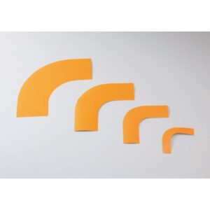 ガードテープ用コーナーテープ GTL-100YR ■カラー:オレンジ 100mm幅【10枚1組】【代引不可】