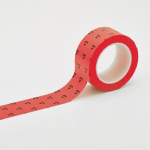 クリーンルーム用ラインテープ(帯電防止タイプ) HCPAS-50R ■カラー:赤 50mm幅【代引不可】