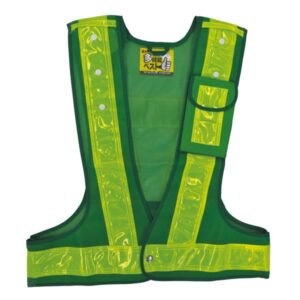 多機能ベスト (緑/黄)【代引不可】