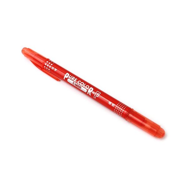 三菱水性ツインサインペンピュアカラーF(赤) 【10個セット】 31-913