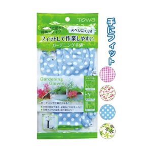 通気性に優れた背抜きガーデニングフィット手袋 L カラーアソート/指定不可 【12個セット】 45-794