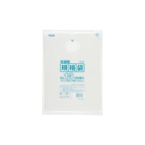 規格袋 13号200枚入01HD半透明 E13 【（50袋×5ケース）合計250袋セット】 38-410
