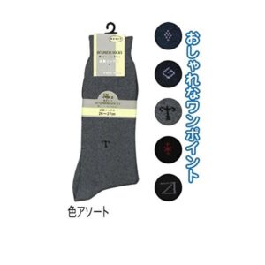 紳士綿混厚地ソックス大寸 色アソート415-2-1 【10個セット】 45-946