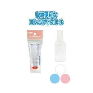 776スプレー式クリアボトル（50ml） カラーアソート/指定不可 【12個セット】 18-776